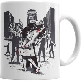 Baskı Dükkanı KB1272 The Walking Dead Z Day Porselen Kupa Bardak