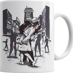 Baskı Dükkanı KB1272 The Walking Dead Z Day Porselen Kupa Bardak