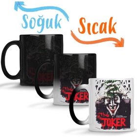 Baskı Dükkanı KB12722 The Good The Mad The Ugly Batman Ve Joker Porselen Kupa Bardak