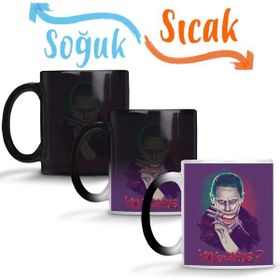 Baskı Dükkanı KB12722 The Good The Mad The Ugly Batman Ve Joker Porselen Kupa Bardak