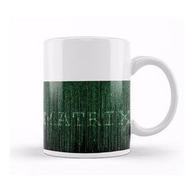 Baskı Dükkanı KB12734 The Matrix Kod Yağmuru Porselen Kupa Bardak