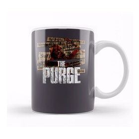 Baskı Dükkanı KB12736 The Purge Newspapers Porselen Kupa Bardak