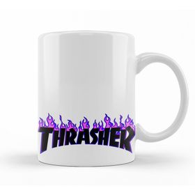 Baskı Dükkanı KB12750 Thrasher Logo Porselen Kupa Bardak