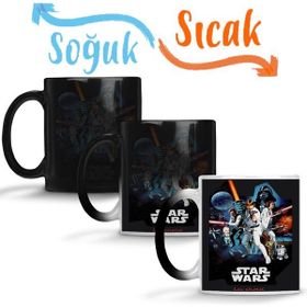 Baskı Dükkanı KB12755 Tricou_star_wars_sushi Porselen Kupa Bardak