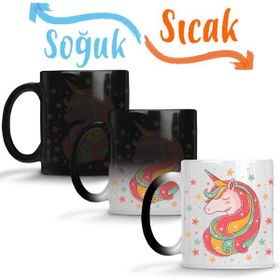 Baskı Dükkanı KB12762 Unicorn Porselen Kupa Bardak
