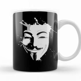 Baskı Dükkanı KB12766 V For Vendetta Expectus Porselen Kupa Bardak