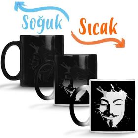 Baskı Dükkanı KB12766 V For Vendetta Expectus Porselen Kupa Bardak
