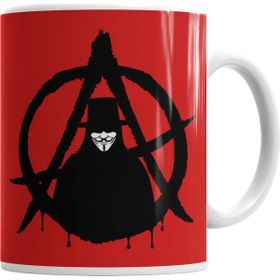 Baskı Dükkanı KB12773 V For Vendetta V Porselen Kupa Bardak