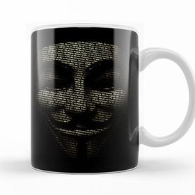 Baskı Dükkanı KB12774 V For Vendetta We Dont Porselen Kupa Bardak