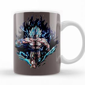 Baskı Dükkanı KB12775 Vegeta Dbs Super Sayan Blue Porselen Kupa Bardak