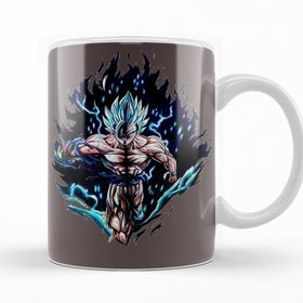 Baskı Dükkanı KB12775 Vegeta Dbs Super Sayan Blue Porselen Kupa Bardak