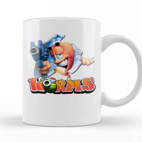Baskı Dükkanı KB12781 Worms Porselen Kupa Bardak