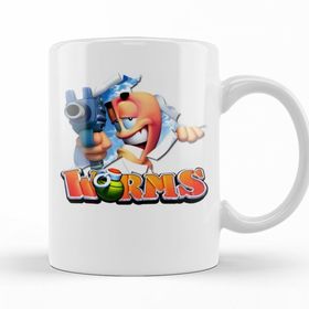 Baskı Dükkanı KB12781 Worms Porselen Kupa Bardak