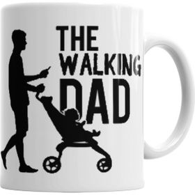 Baskı Dükkanı KB1284 The Walking Dad Porselen Kupa Bardak