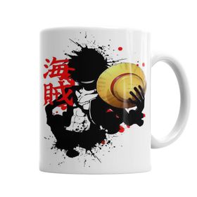 Baskı Dükkanı KB1294 The Kanji Means Pirate Porselen Kupa Bardak