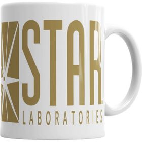 Baskı Dükkanı KB1297 The Flash Star Lab V Porselen Kupa