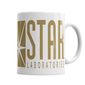Baskı Dükkanı KB1297 The Flash Star Lab V Porselen Kupa