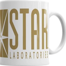Baskı Dükkanı KB1297 The Flash Star Lab V Porselen Kupa