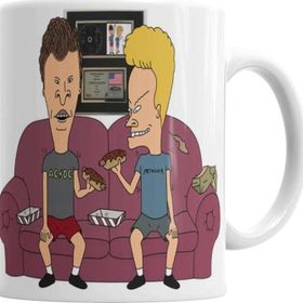 Baskı Dükkanı KB13 Beavis Butthead Porselen Kupa Bardak