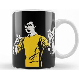 Baskı Dükkanı KB1315 Bruce Lee Porselen Kupa Bardak