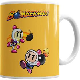 Baskı Dükkanı KB1325 Bomberman Porselen Kupa Bardak
