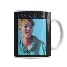 Baskı Dükkanı KB1326 Bobby Love And Fall Porselen Kupa Bardak