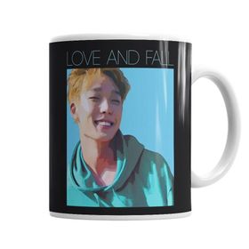 Baskı Dükkanı KB1326 Bobby Love And Fall Porselen Kupa Bardak