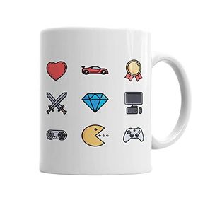 Baskı Dükkanı KB1332 Blusa Gamer Porselen Kupa Bardak