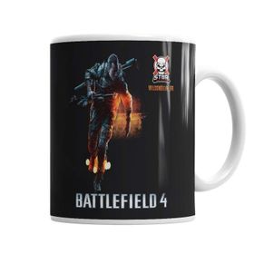 Baskı Dükkanı KB1349 Battlefıeld Stbr Soldado Porselen Kupa Bardak