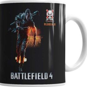 Baskı Dükkanı KB1349 Battlefıeld Stbr Soldado Porselen Kupa Bardak