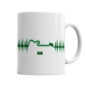Baskı Dükkanı KB1352 Bass Porselen Kupa Bardak