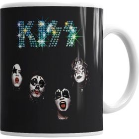 Baskı Dükkanı KB1358 Banda Kiss Porselen Kupa Bardak