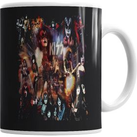 Baskı Dükkanı KB1358 Banda Kiss Porselen Kupa Bardak