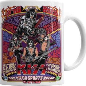 Baskı Dükkanı KB1358 Banda Kiss Porselen Kupa Bardak