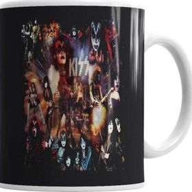 Baskı Dükkanı KB1358 Banda Kiss Porselen Kupa Bardak