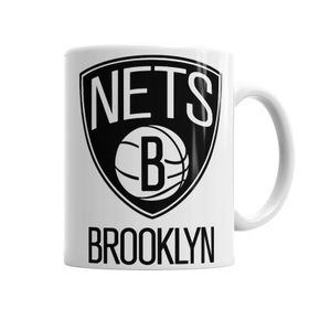 Baskı Dükkanı KB136 Brooklyn Nets Porselen Kupa Bardak