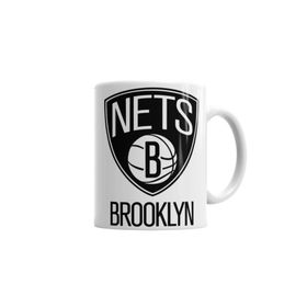 Baskı Dükkanı KB136 Brooklyn Nets Porselen Kupa Bardak