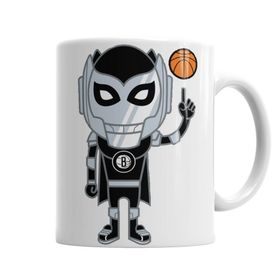 Baskı Dükkanı KB136 Brooklyn Nets Porselen Kupa Bardak