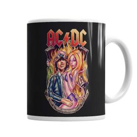 Baskı Dükkanı KB1361 Banda Ac Dc Rock Porselen Kupa Bardak