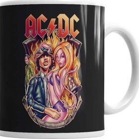 Baskı Dükkanı KB1361 Banda Ac Dc Rock Porselen Kupa Bardak