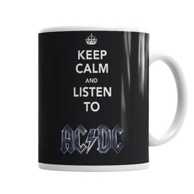 Baskı Dükkanı KB1362 Banda Ac Dc Porselen Kupa Bardak