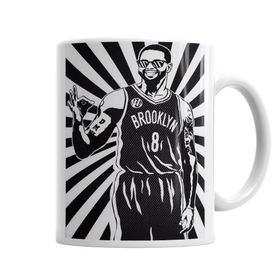 Baskı Dükkanı KB137 Brooklyn Nets Jeremy Lin Porselen Kupa Bardak