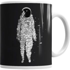 Baskı Dükkanı KB1372 Astronauta Porselen Kupa Bardak