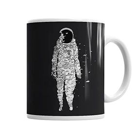 Baskı Dükkanı KB1372 Astronauta Porselen Kupa Bardak