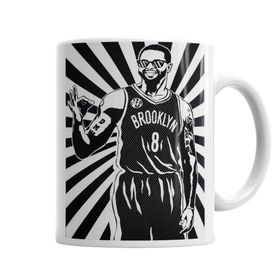 Baskı Dükkanı KB138 Brooklyn Nets Deron Williams Porselen Kupa Bardak