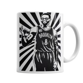 Baskı Dükkanı KB138 Brooklyn Nets Deron Williams Porselen Kupa Bardak