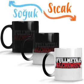 Baskı Dükkanı KB1383 Anime Fullmetal Alchemist Porselen Kupa Bardak