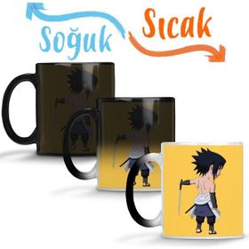 Baskı Dükkanı KB1415 Chibi Sasuke Porselen Kupa Bardak
