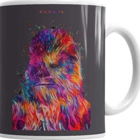 Baskı Dükkanı KB1417 Chewbacca Porselen Kupa Bardak