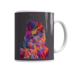 Baskı Dükkanı KB1418 Chewbacca Porselen Kupa Bardak